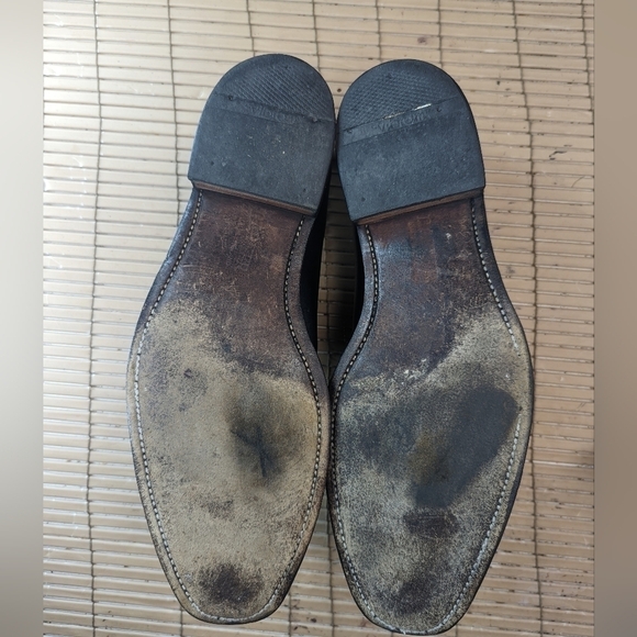 Barker Fine English Shoes Black Leather Derby Shoes Men's UK 10, US 11. Handmade - Picture 9 of 10